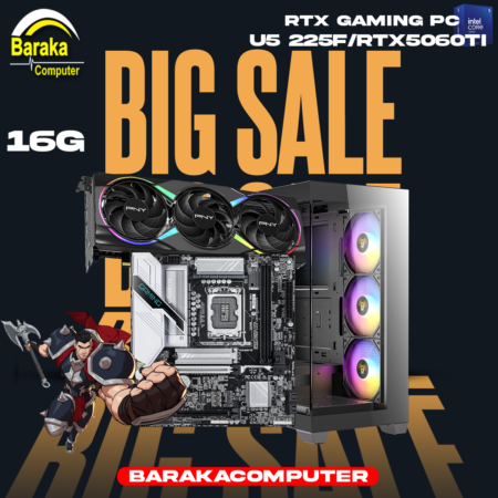 “5060 TI 16G/225F/B860”RTX GAMING PC