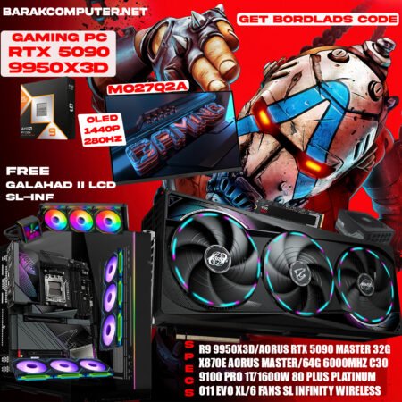 “RTX 5090/9950X3D/X870E”PREMIUM RTX GAMING PC