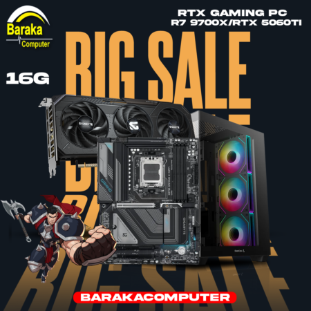 “5060 TI 16G/9700X/B850”RTX GAMING PC