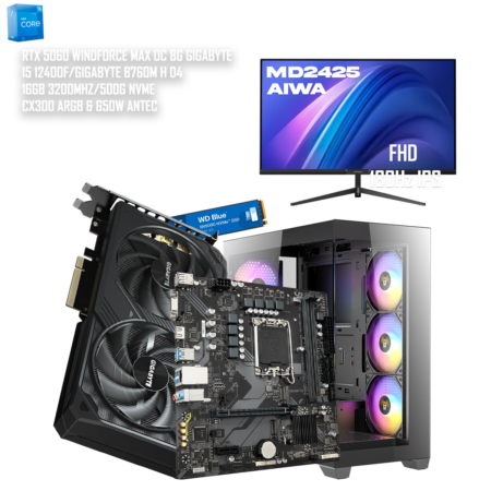 “5060/12400F/B760"RTX GAMING PC