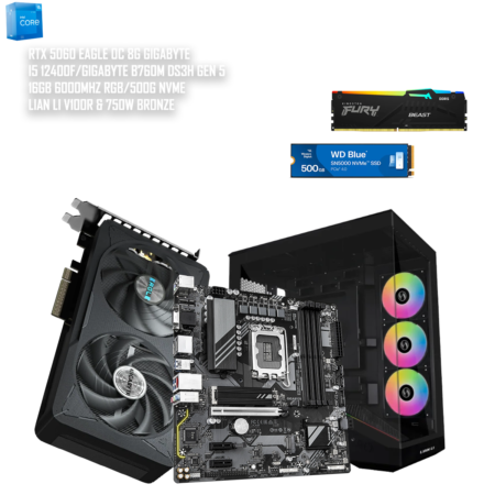 “5060/12400F/B760”RTX GAMING PC
