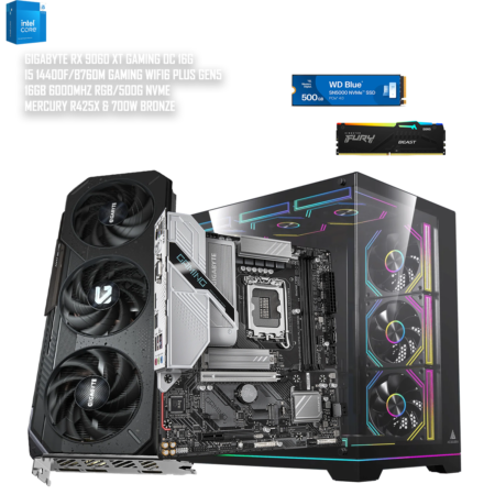 “9060 XT 16G/14400F/B760”RTX GAMING PC