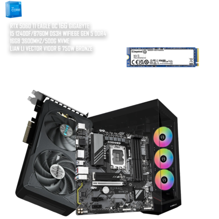 “5060 TI 16G/12400F/B760”RTX GAMING PC