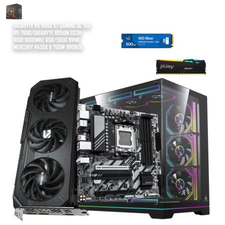 “9060 XT 16G/7600/B850”RTX GAMING PC