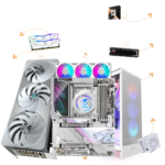 “5070 TI/9850X3D/X870E″ICE RTX GAMING PC
