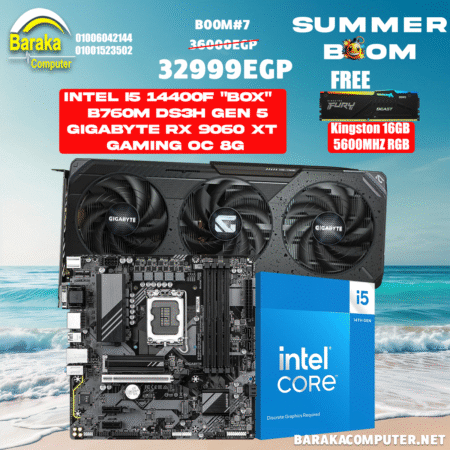 “RX 9060 XT/14400F/B760″WITH FREE RAM