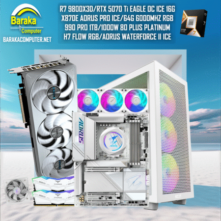 “5070 TI/9800X3D/X870E″ICE RTX GAMING PC