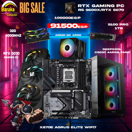 “5070/9600X/X870″RTX GAMING PC