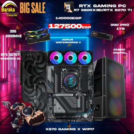 “5070 TI/9800X3D/X870″RTX GAMING PC