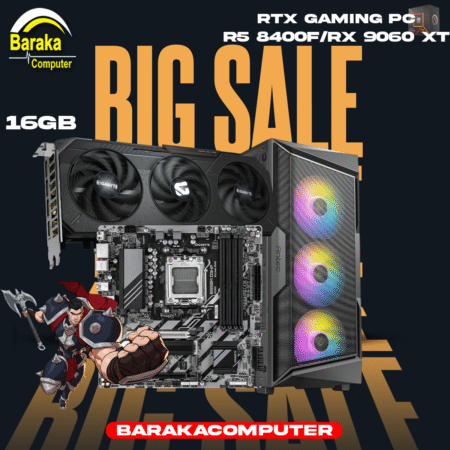 “9060XT 16G/8400F/B840”GIGABYTE RX GAMING PC