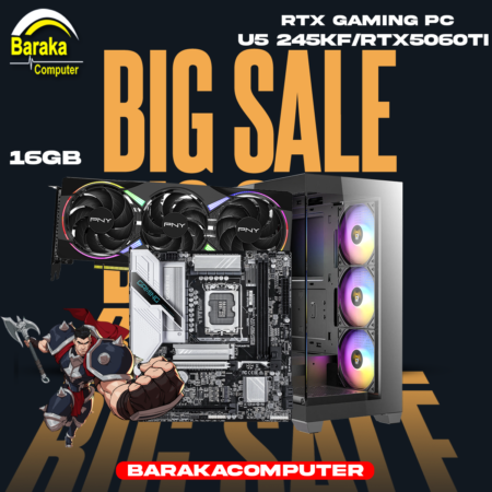 “5060 TI 16G/245KF/B860”RTX GAMING PC
