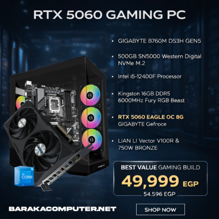 “5060/12400F/B760”RTX GAMING PC