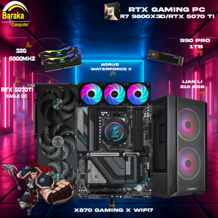 “5070 TI/9800X3D/X870″RTX GAMING PC