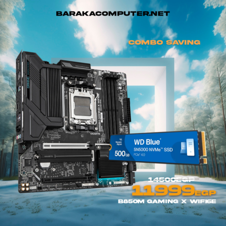 "B850M GAMING X WIFI6E & 500G M2"combo saving