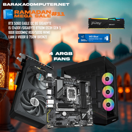 “5060/12400F/B760”RTX GAMING PC