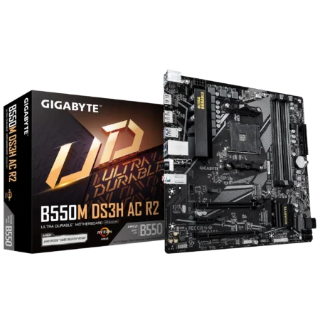 B550M DS3H AC R2 GIGABYTE AM4 RYZEN MOTHERBOARD