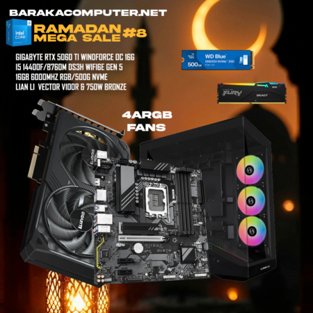 “5060 TI 16G/14400F/B760”RTX GAMING PC