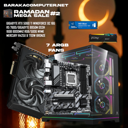 “5060 TI 16G/7600/B850”RTX GAMING PC