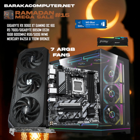 “9060 XT 16G/7600/B850”RTX GAMING PC