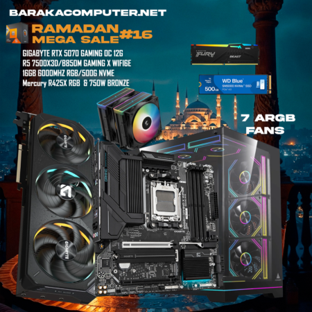 “5070/7500X3D/B850”RTX GAMING PC