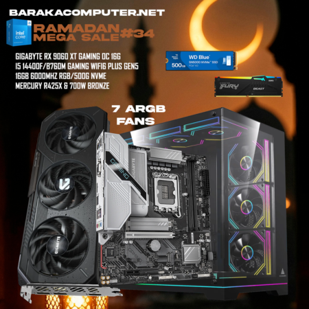 “9060 XT 16G/14400F/B760”RTX GAMING PC