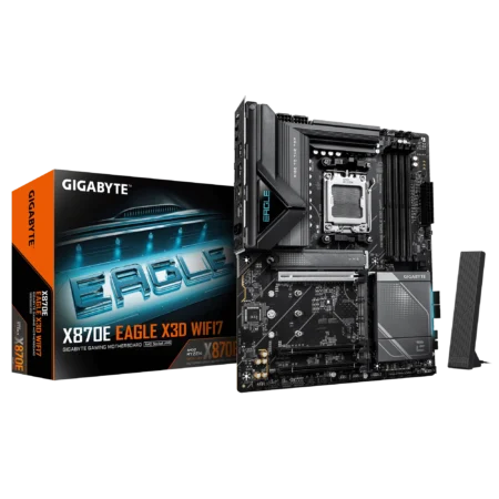 GIGABYET X870E EAGLE X3D WIFI7 RYZEN MOTHERBOARD