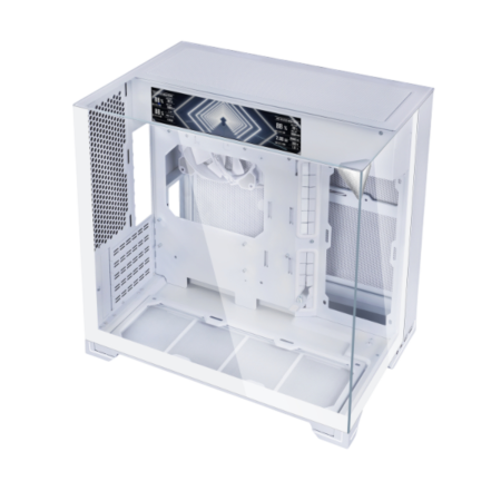 LIAN LI O11 VISION M  DIGITAL WHITE GAMING CASE