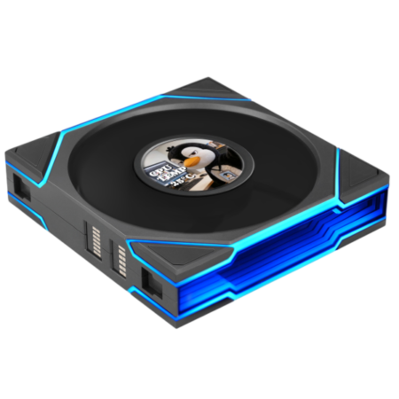 LIAN LI UNI FAN TL FLEX LCD 120, BLACK