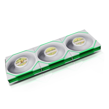 LIAN LI UNI FAN TL FLEX REVERSE LCD KIT120, WHITE