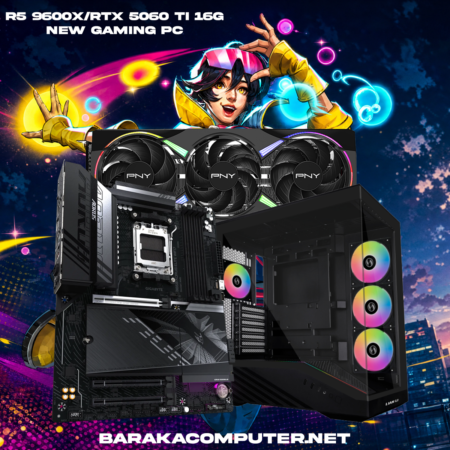 “5060 TI 16G/9600X/B850”NEW RTX GAMING PC